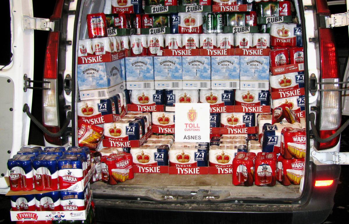 Falske skilt, alkohol og tobakk