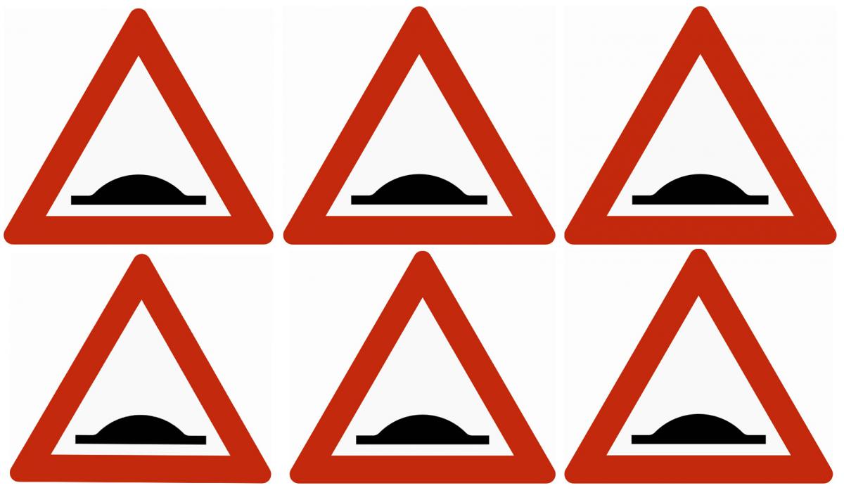 Fjernet 35 fartsdumper