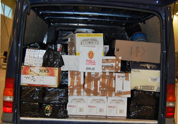 Full av tobakk og sprit