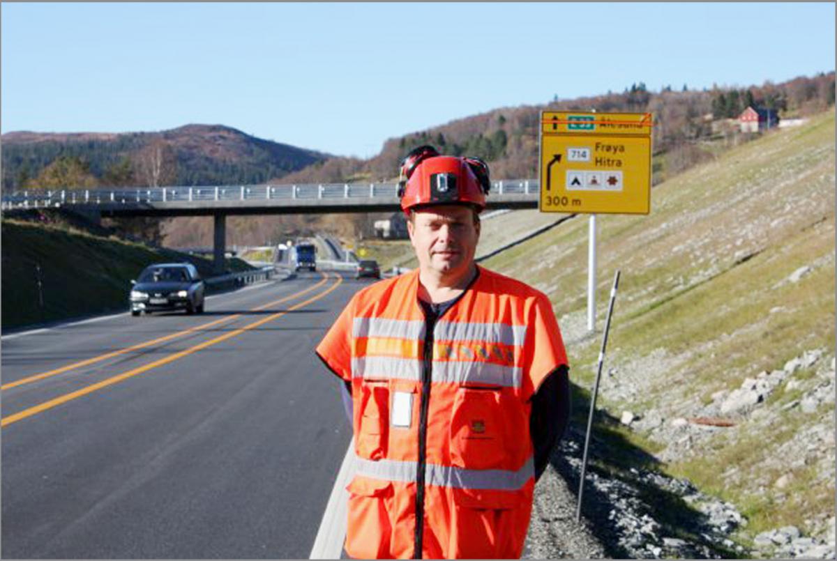 21 km ny vei: 150 nye skilt