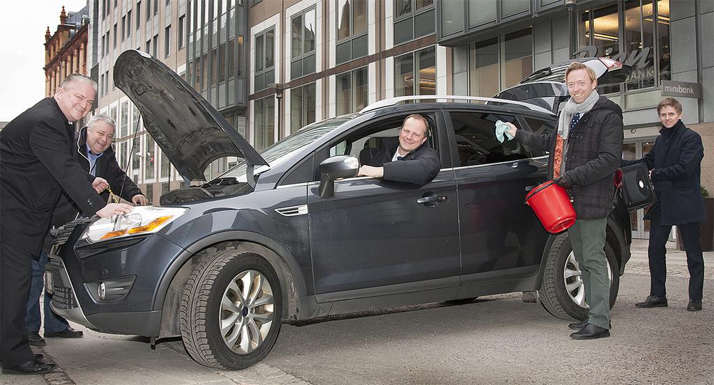 Her skal «gutta» kjøre