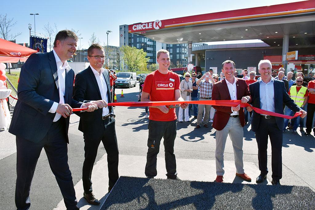 Europas første Circle K-stasjon åpnet