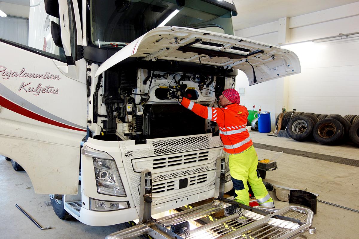 Laksetrailere gir informasjon om føreforhold