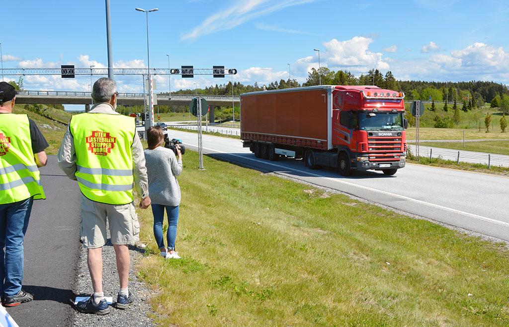 Teller utenlandske lastebiler