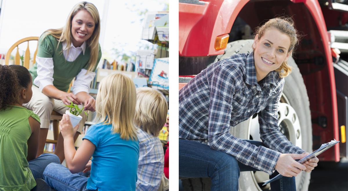 Derfor hører jentene hjemme i lastebilyrket