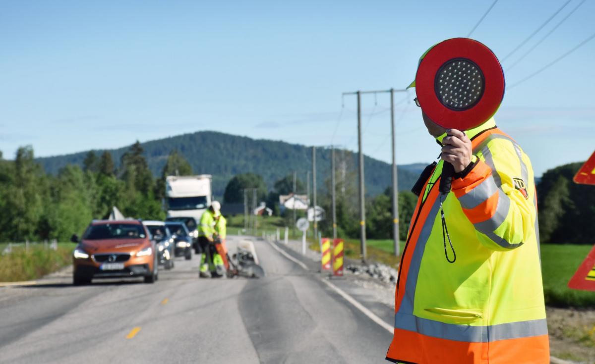 Mange ignorerer skilting i vegarbeidsoner