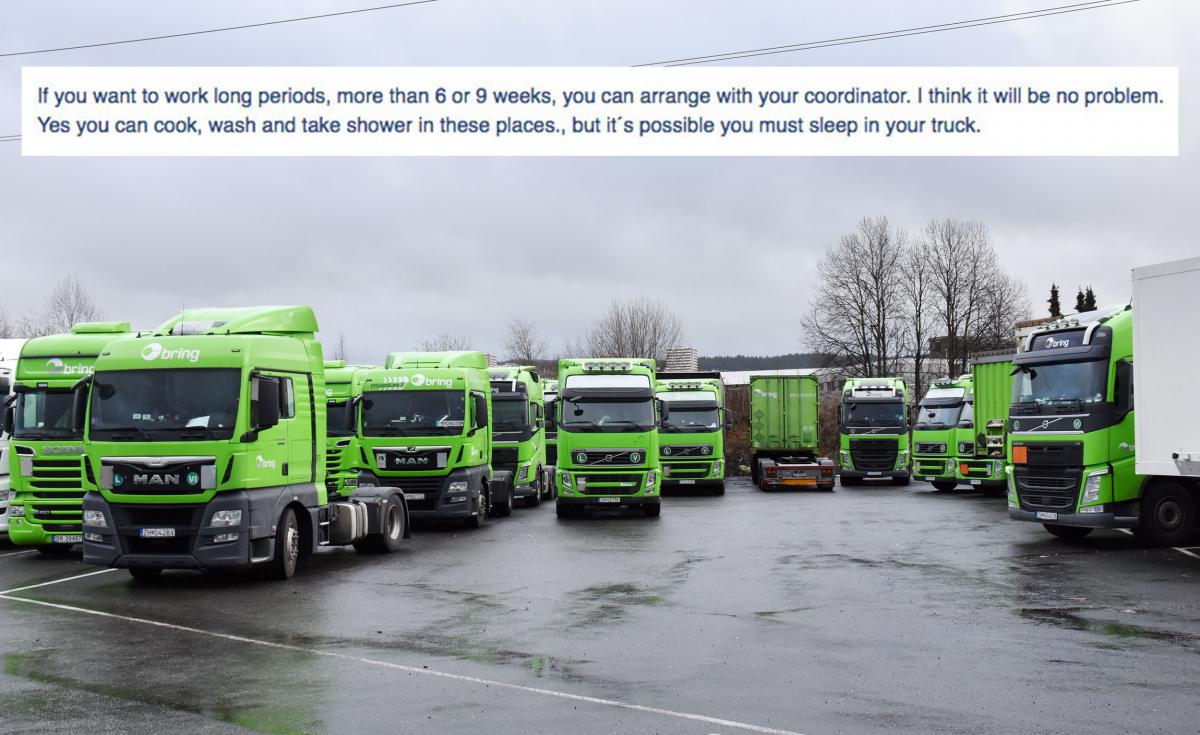 Tvinges til å bryte kjøre- og hviletidsreglene