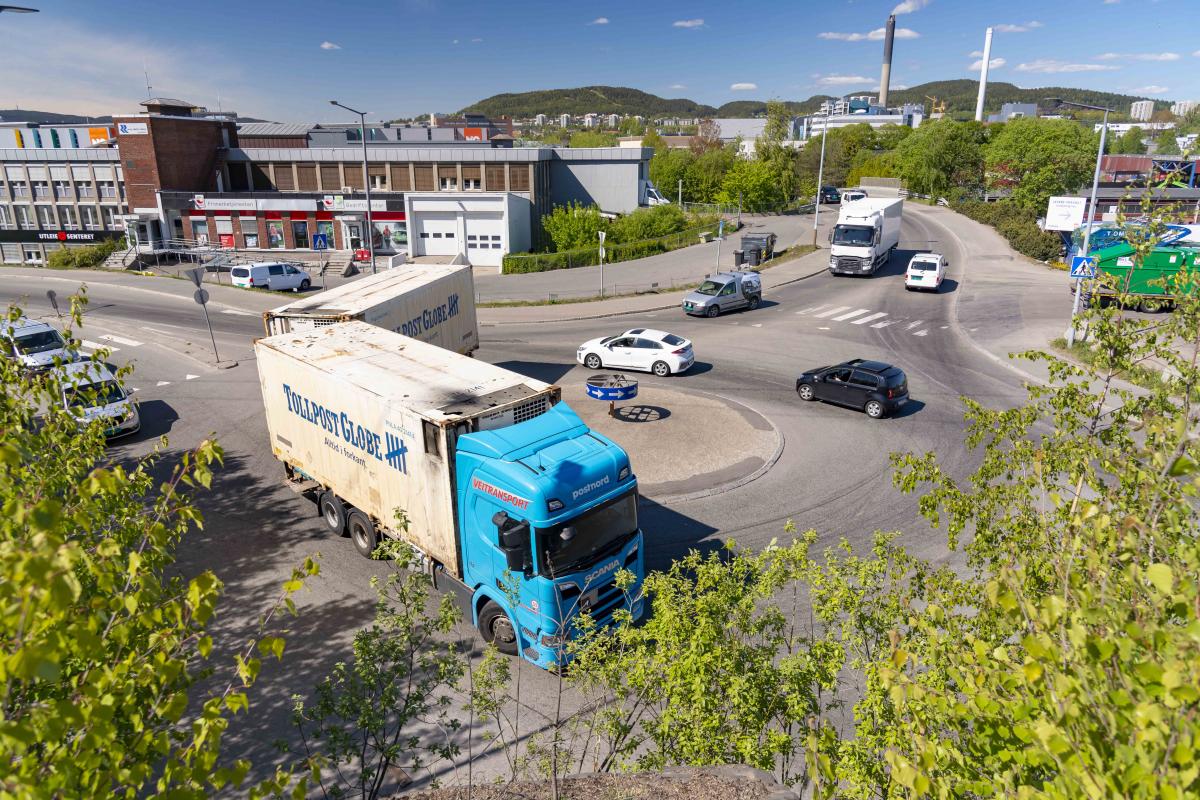 Færre ulykker i rundkjøringer