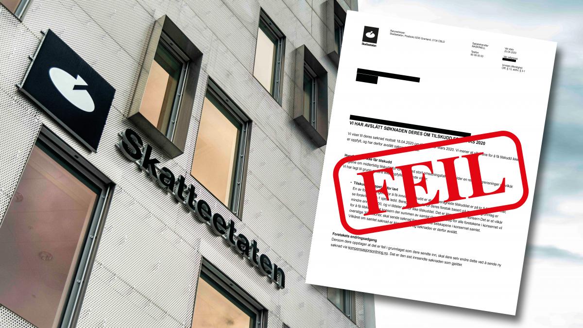 Søkte kontantstøtte, fikk avslagsbrev til feil bedrift