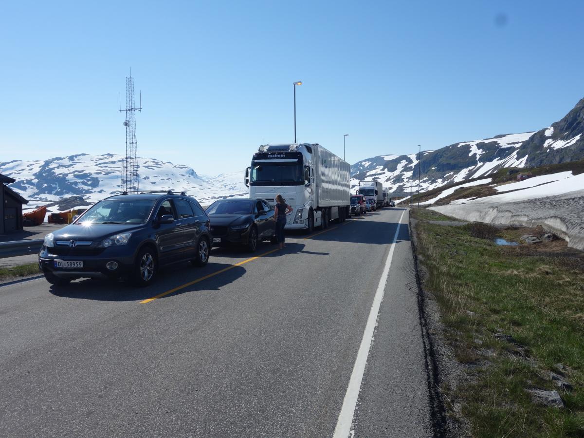 Nå starter arbeidet igjen på E134 over Haukelifjell
