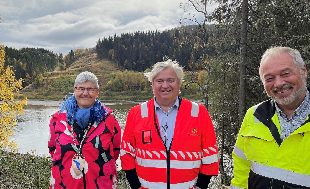 Nå starter bygging av ny E6 forbi Trofors