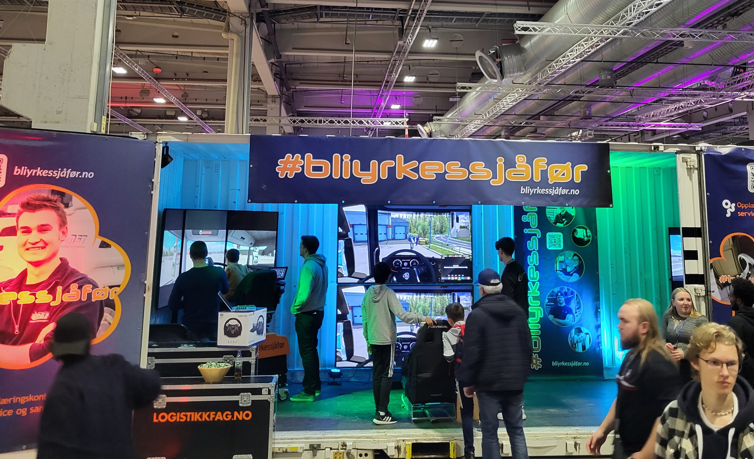 NLF promoterer sjåføryrket på SpillExpo 