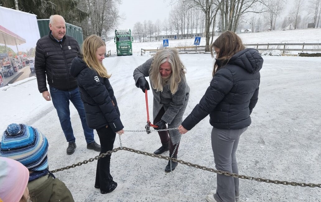 Åpnet privat trafikksikkerhetsgård - Et flott tiltak 
