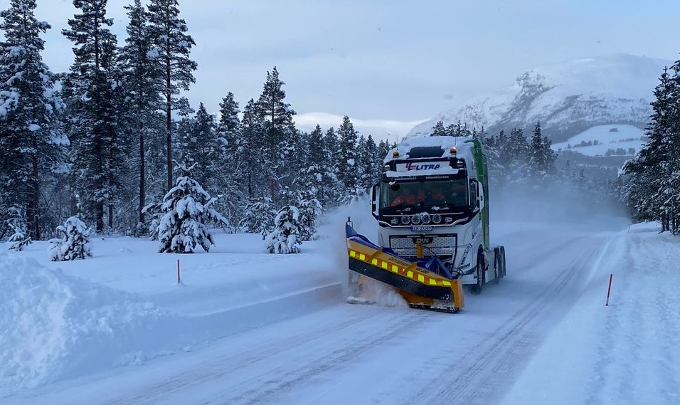 El-brøyting blir en del av konkurransen om mer klimavennlig vegdrift