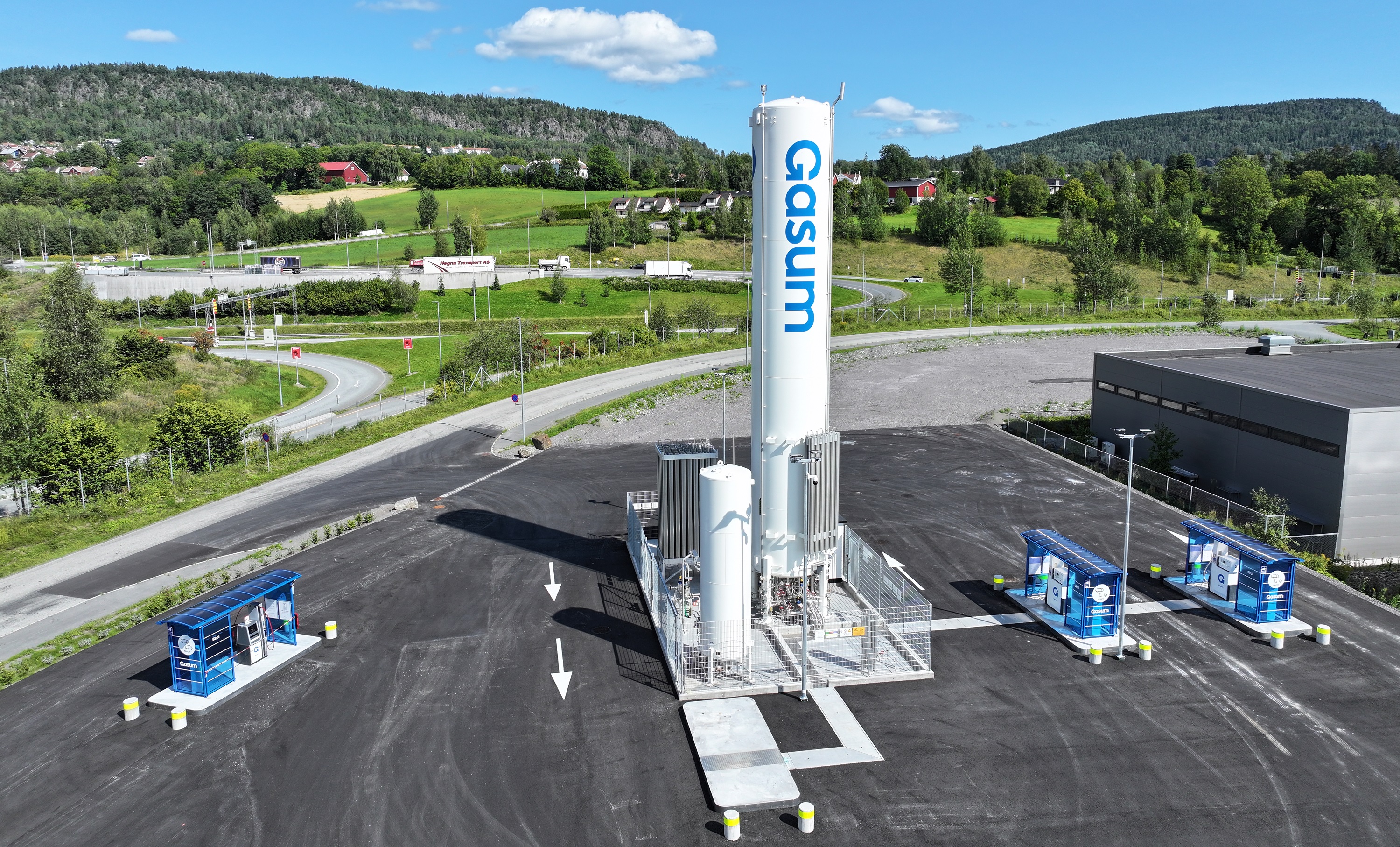 Gasum åpner ny fyllestasjon for flytende biogass
