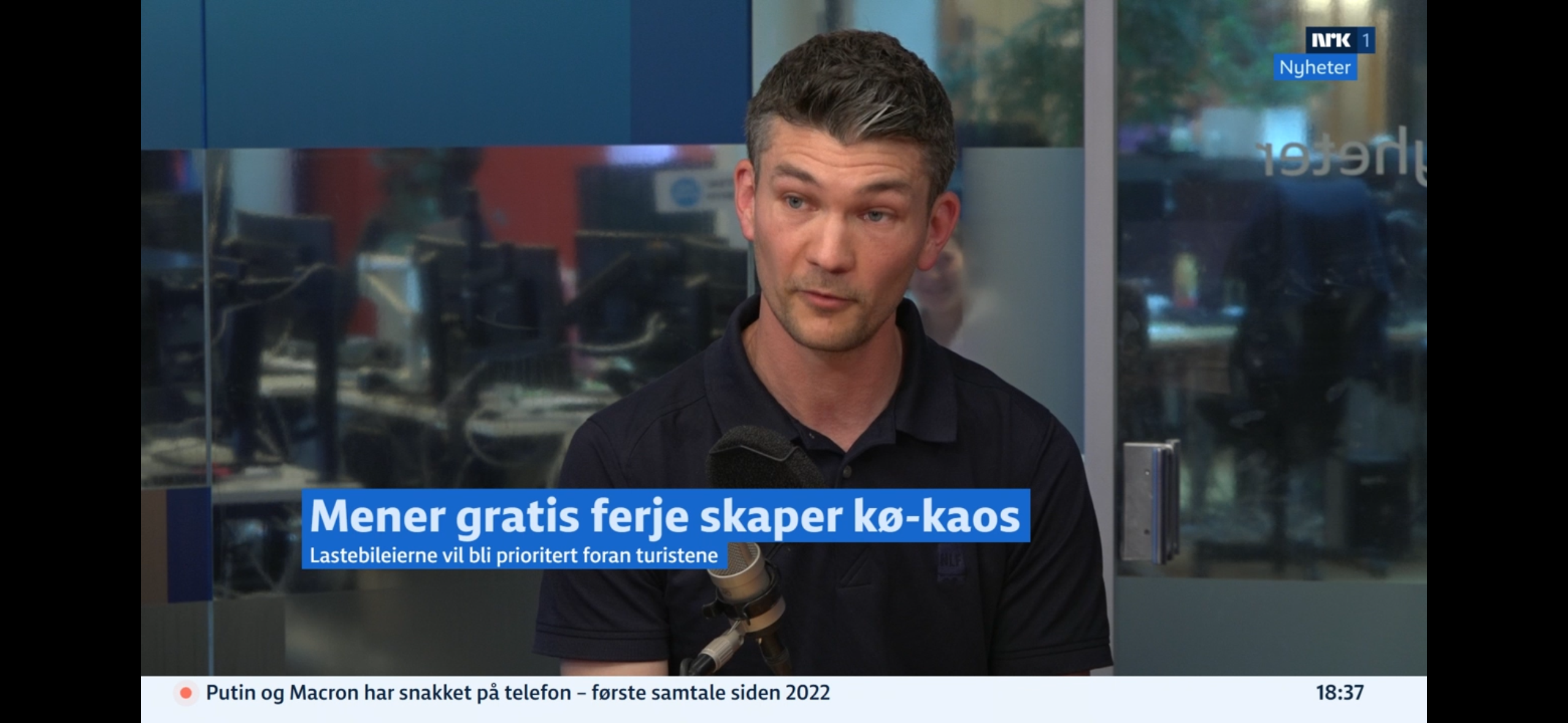 Lastebileiere advarer mot ferjekøer