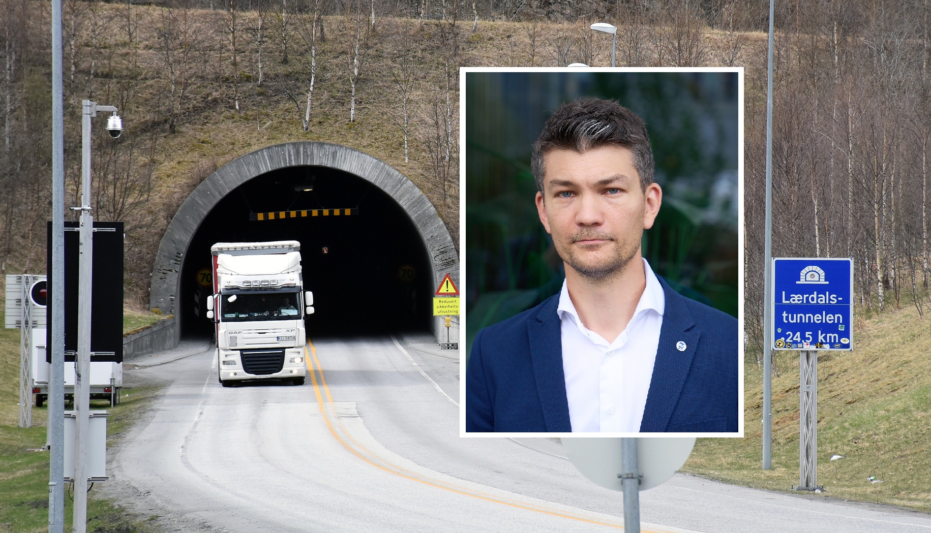 NLF krever prøvestengning av Lærdalstunnelen: Frykter kaos for transportnæringen 