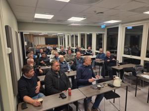 Godt oppmøte i Haugesund mandag, husk å melde deg på hos Arka i dag