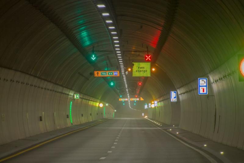 Illustrasjonsbilde fra innsiden av Strindheimstunnelen. Foto: Erlend Karlsen/Statens vegvesen