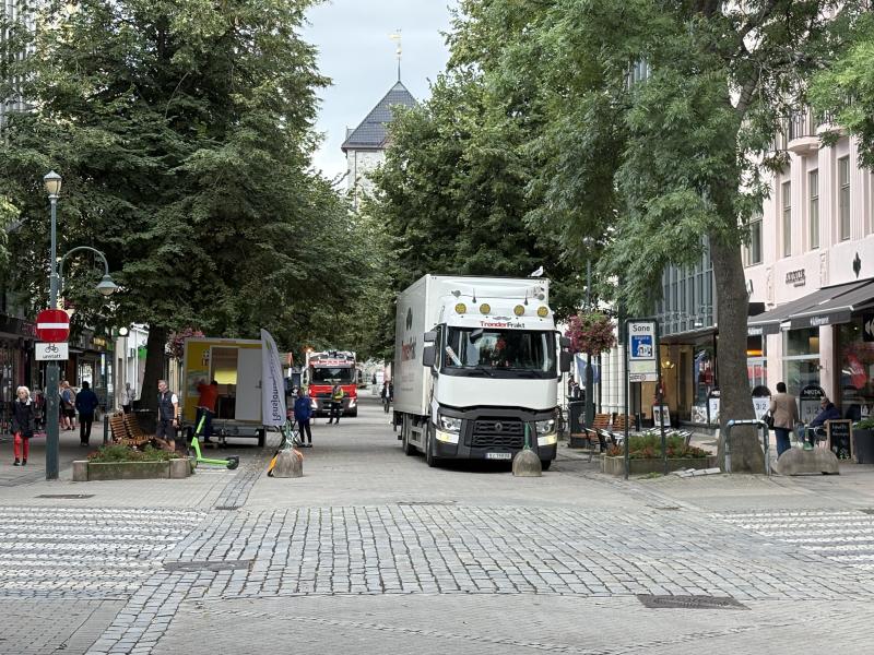 Bilde av Søndregt en onsdags formiddag Foto: Leif Jarle Christensen