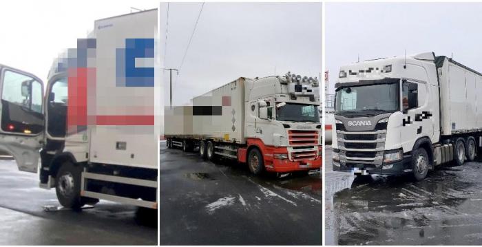 Disse bildene sendte Statens vegvesen ut etter kontrollen på den kommunale vegen på Ljøstad.