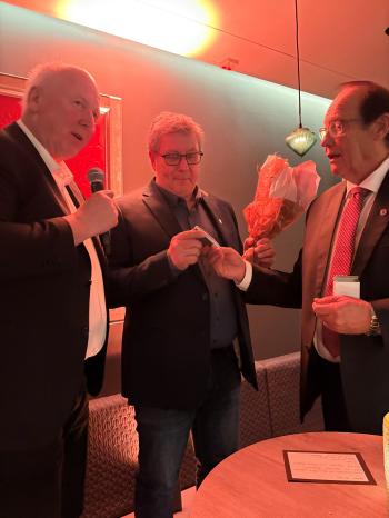 Kjell Arne Caspersen mottok 40-årsmerke pva SAMAT