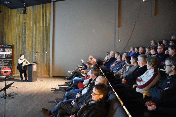 Ordfører i Ringsaker kommune, Anita Ihle Steen, sto for den offisielle åpningen. Foto: Stein Inge Stølen