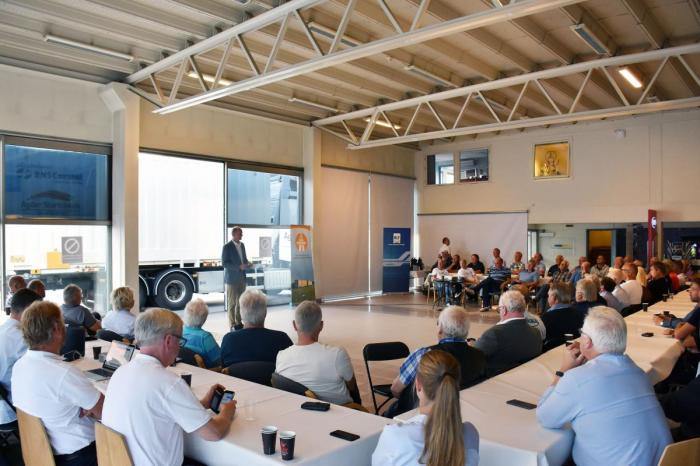 Det er nå en etablert tradisjon at samferdselsministeren møter NLF-medlemmer under et eget arrangement på Arendalsuka. Her fra 2018. Foto: Stein Inge Stølen