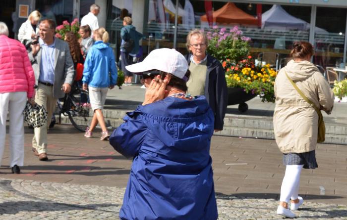 IKKE INTERESSERT: Ikke alle ville få med seg debatten....