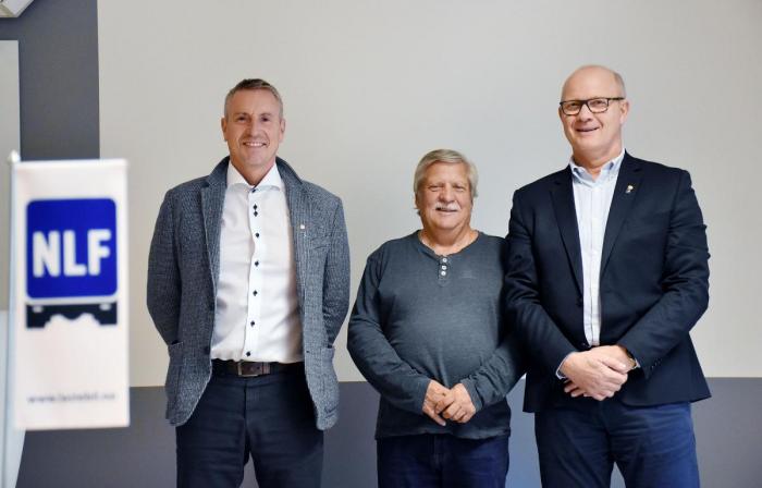 Her er NLFs Fair Transport-fotsoldater. Prosjektleder Eivind Karikoski, bedriftsrådgiver Kjetil Meaas og bedriftsrådgiver Jens Olaf Rud. Foto: Stein Inge Stølen