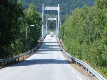 Samferdselsdepartementet har bevilget 17 millioner kroner til Fluberg bru. Foto: wikipedia.org