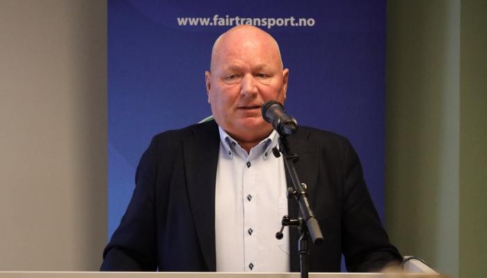 FAIR TRANSPORT: –  Dersom Fair Transport skal utvikle seg, har vi ikke noe valg, mener Kjell Haugland. Foto: Elisabeth Nodland