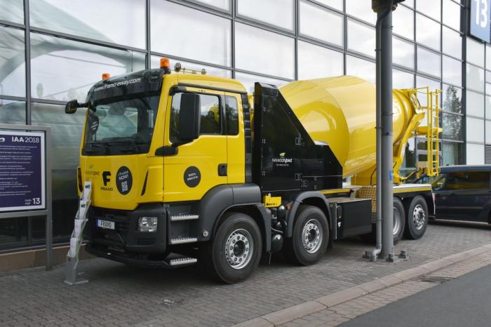 Framo eTruck betongbil. Foto: Stein Inge Stølen