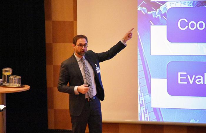 IRUs delegasjonsleder i Brüssel, Michael Nielsen, ga oss siste nytt fra EU. Foto: Stein Inge Stølen