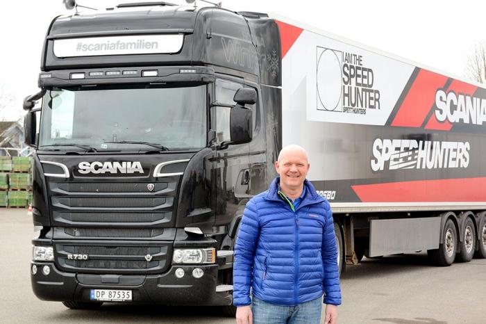 Ved å planlegge kjøringen bedre klarte NLFs Jens Olaf Rud å senke forbruket med nesten fire liter på 100 kilometer. Forbruket ble redusert fra 47,7 til 44 liter per 100 kilometer. Foto: Jan Harry Svendsen