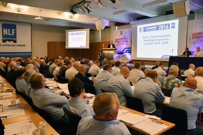 Velten ble godt mottatt av forbundsrepresentantene. Foto: Stein Inge Stølen