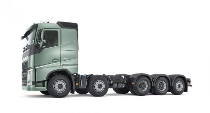 Det er alltid gøy å søke oppe de største og råeste lastebilene. Hva med en Volvo FH 10x4 R, med totalvekt på 43 000 kilo? Foto: Volvo / skjermdump Lastogbuss.no