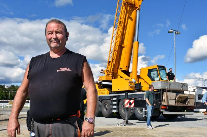 Initiativtaker Geir Homlund i Bærum Kranservice. Foto: Stein Inge Stølen