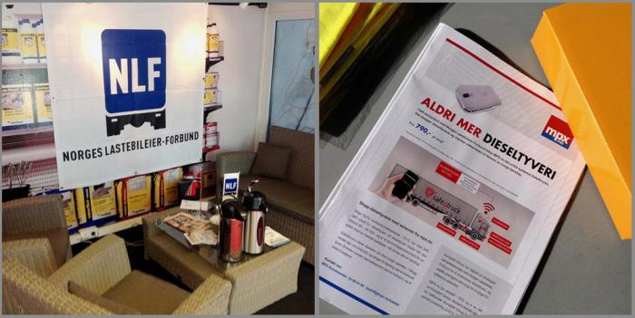 LANSERING: Alarmen for å avsløre dieseltyver lanseres på messa.