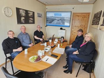 Hetland Ervik med NLF hos Omdal transport