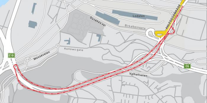 Kart: Statens vegvesen