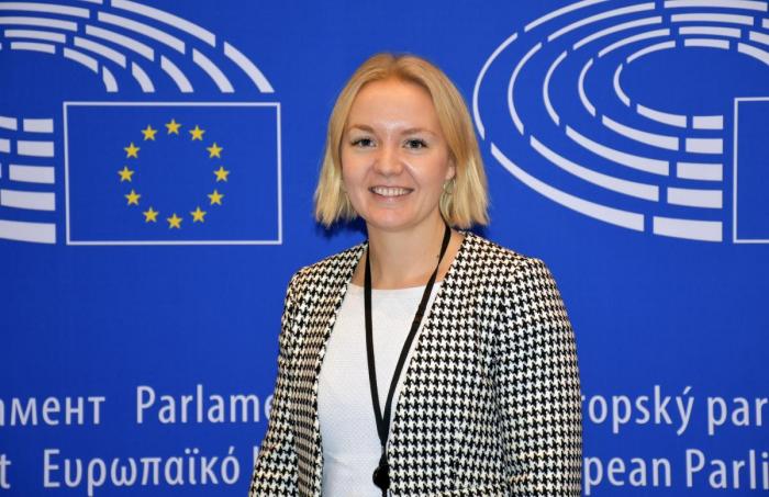 Pedra Söderquist (SP) er forberedt på en stormfull avstemningsprosess. Foto: Stein Inge Stølen