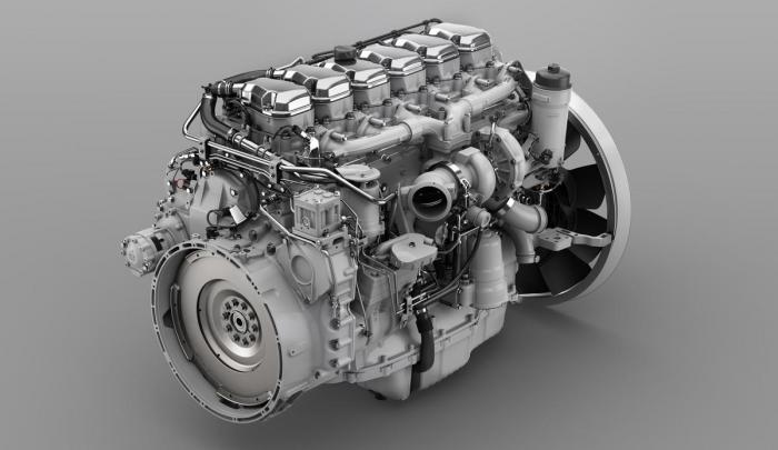 Her er Scanias nye 13-liters rekkesekser. Foto: Scania