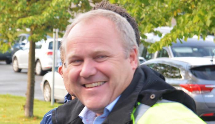 VANT FRAM: Roar Melum er godt tilfreds. Foto: Stig Odenrud