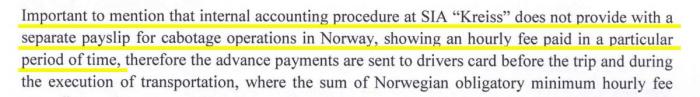 Kilde: Kreiss' svarbrev til Arbeidstilsynet, datert 30.04.2018