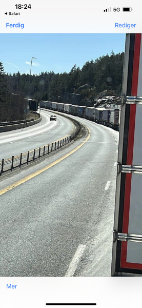 Det går sakte fremover på Svinesund