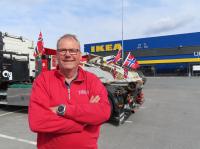 Terje Skundberg og Hamarregionen Lastebileierforening kjører tre kolonner 1. mai.