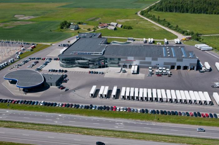 Under de uanmeldte tilsynene kom det frem at samtlige dokumenter etatene krevde utlevert i realiteten befant seg her, ved Vlantanas hovedkontor i havnebyen Klaipeda i Litauen. Foto: Vlantana UAB