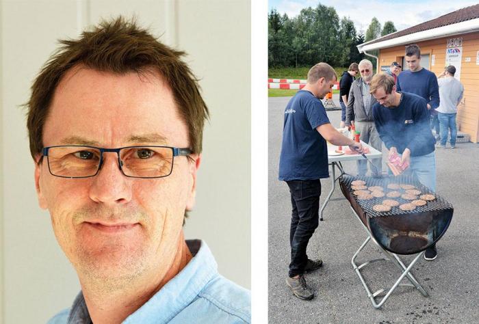 il venstre: Charles Galaasen ved Opplæringskontoret for service og samferdsel. Til høyre: YSK-elever ved kursstart på Våler, hvor det nå er sprengt kapasitet. Foto: SOTIN / Charles Galaasen